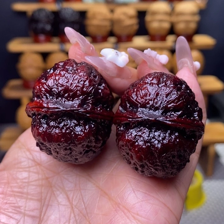 把件文玩核桃方头蝉60号