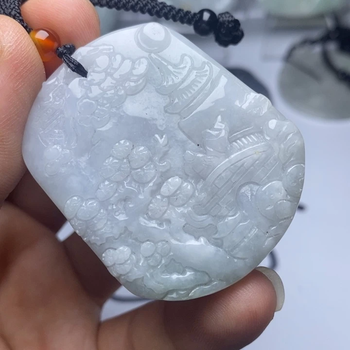 翡翠未镶嵌颈饰翡翠