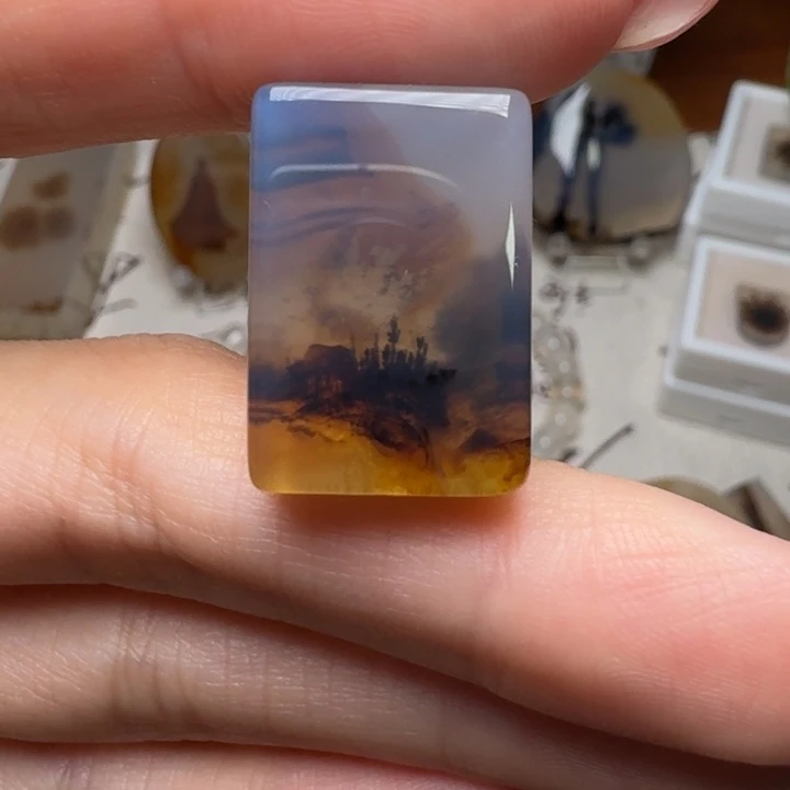 玛瑙/玉髓未镶嵌摆件