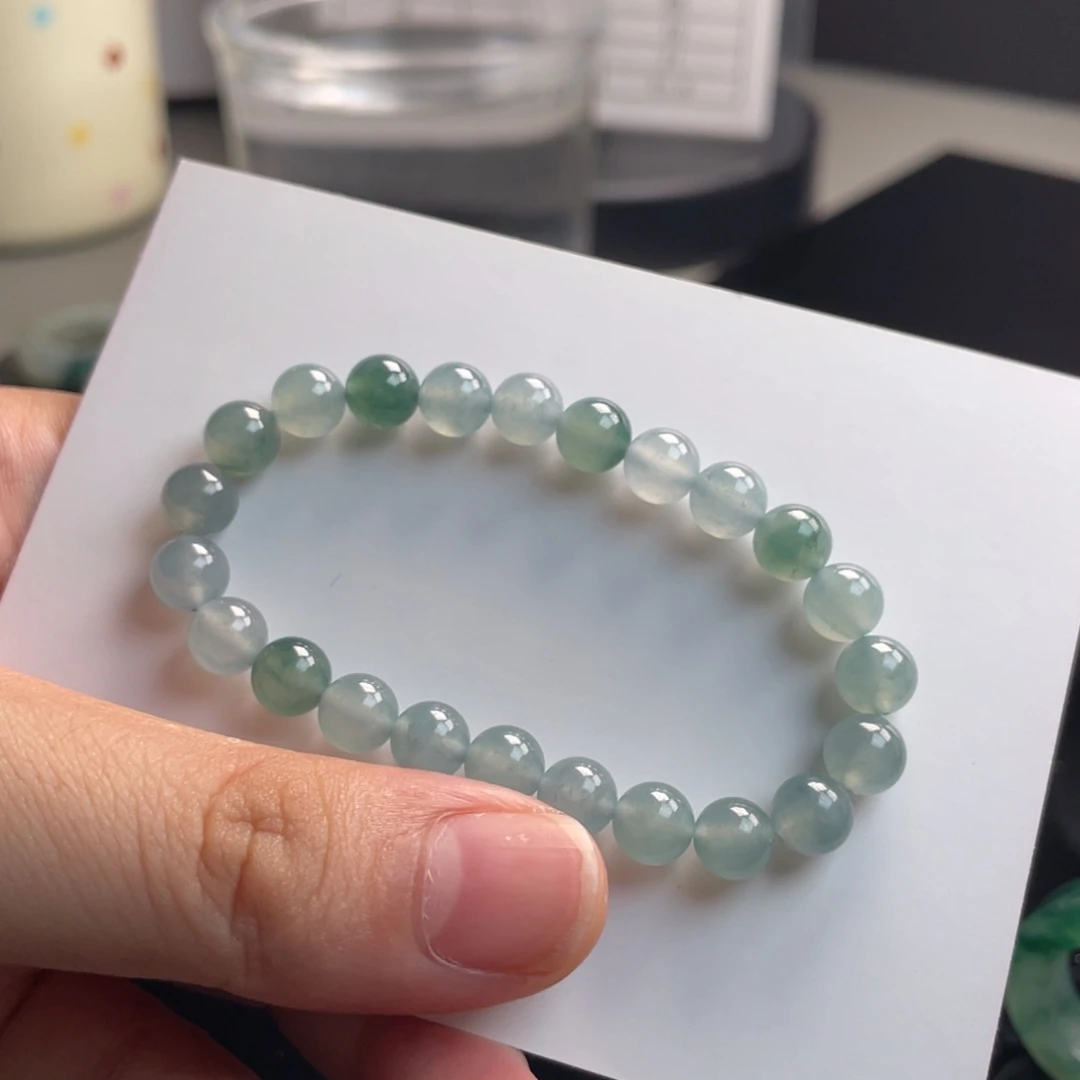 未镶嵌定制翡翠晴天手串