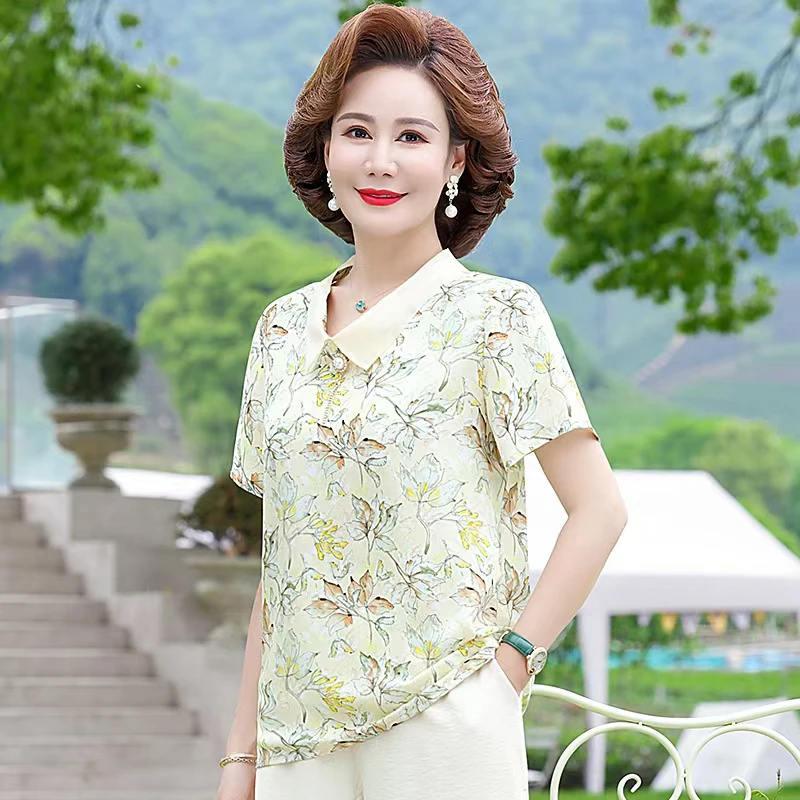 【断码清仓305】妈妈装上衣短袖