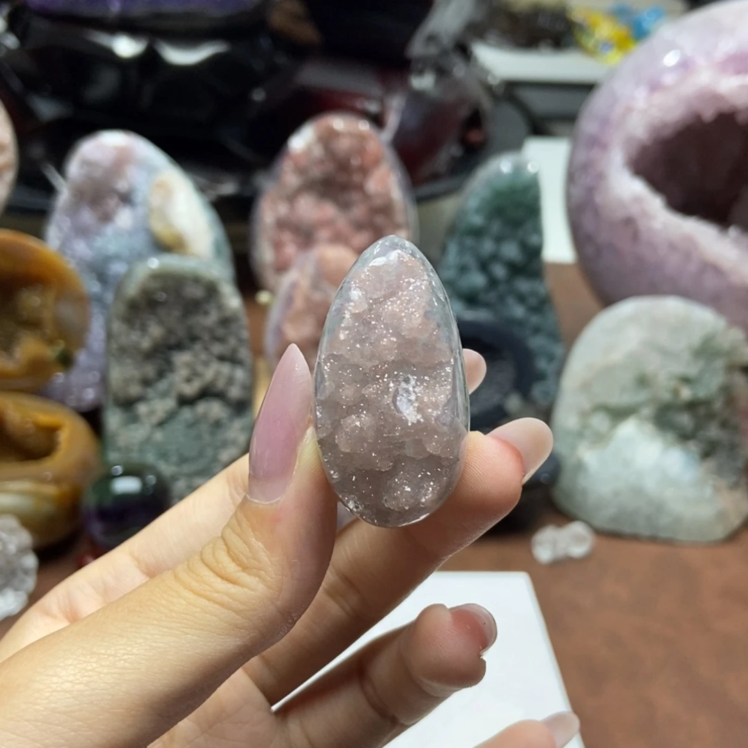 摆件紫晶未镶嵌水晶