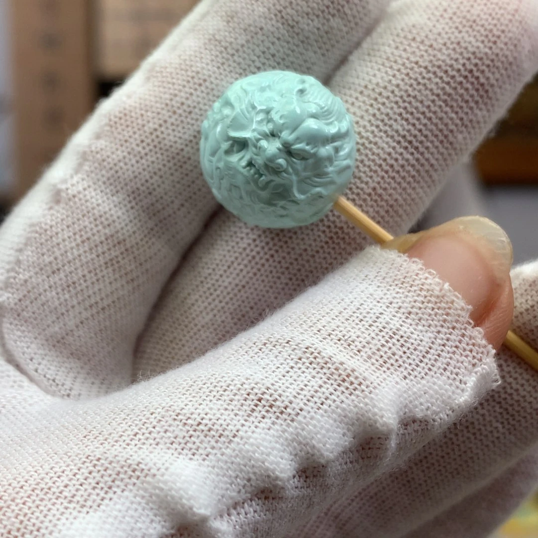 绿松石未镶嵌挂件