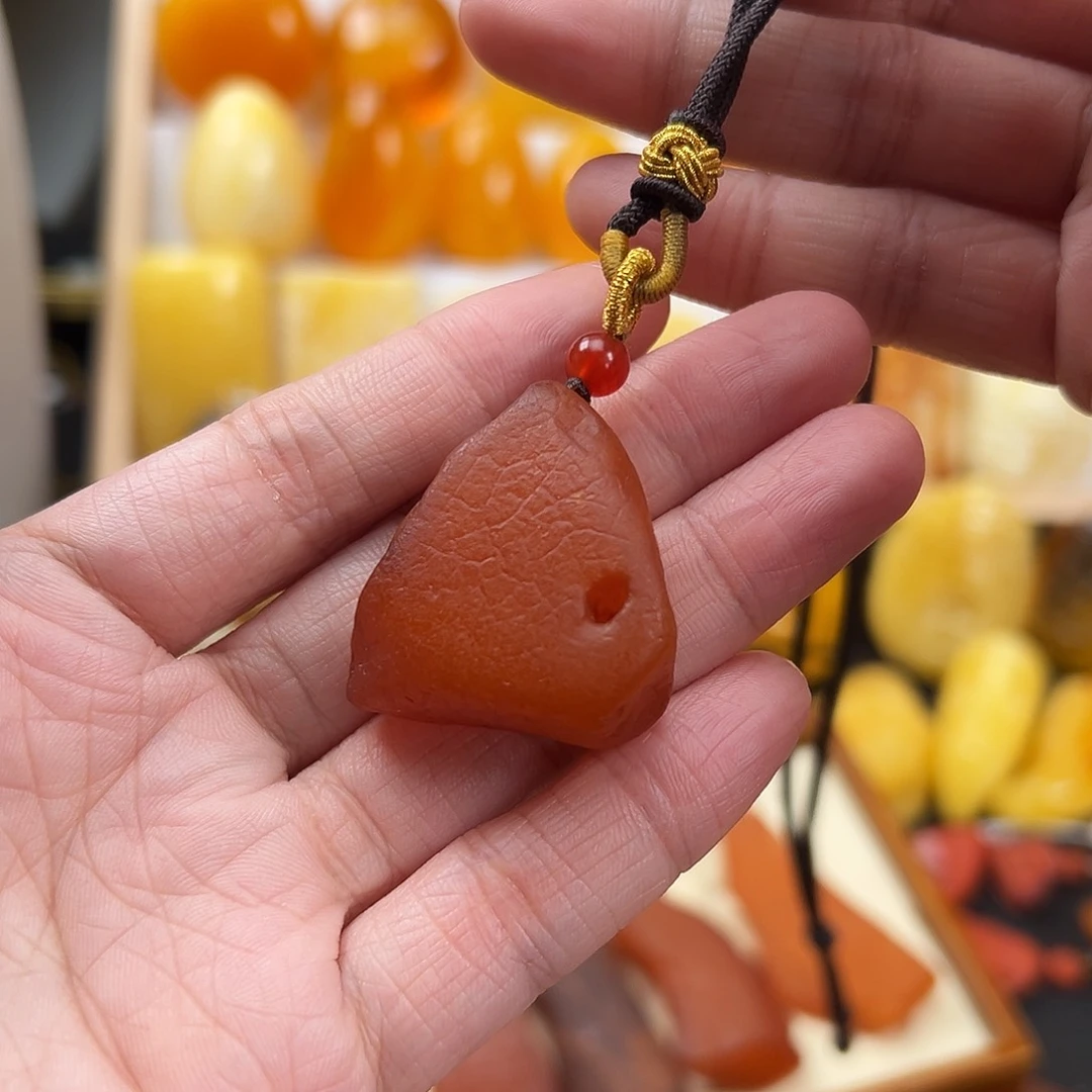 蜜蜡颈饰未镶嵌蜜蜡