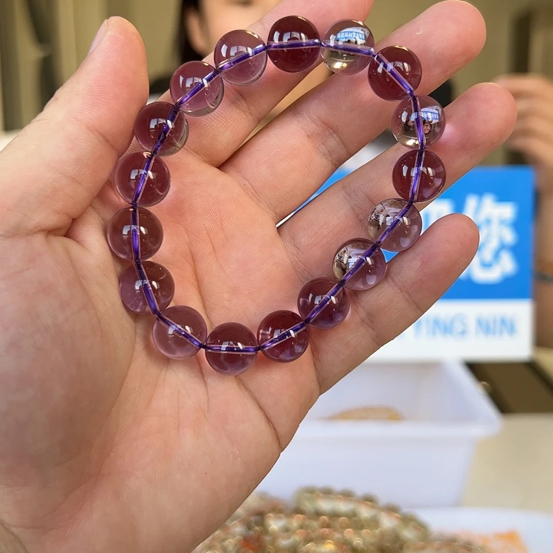 水晶手串未镶嵌天然水晶