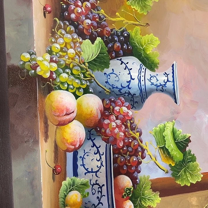 油画恭喜嘻嘻仔仔细细
