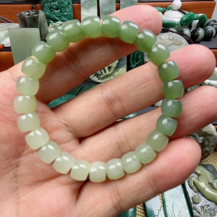 墨***染未镶嵌独山玉颈饰