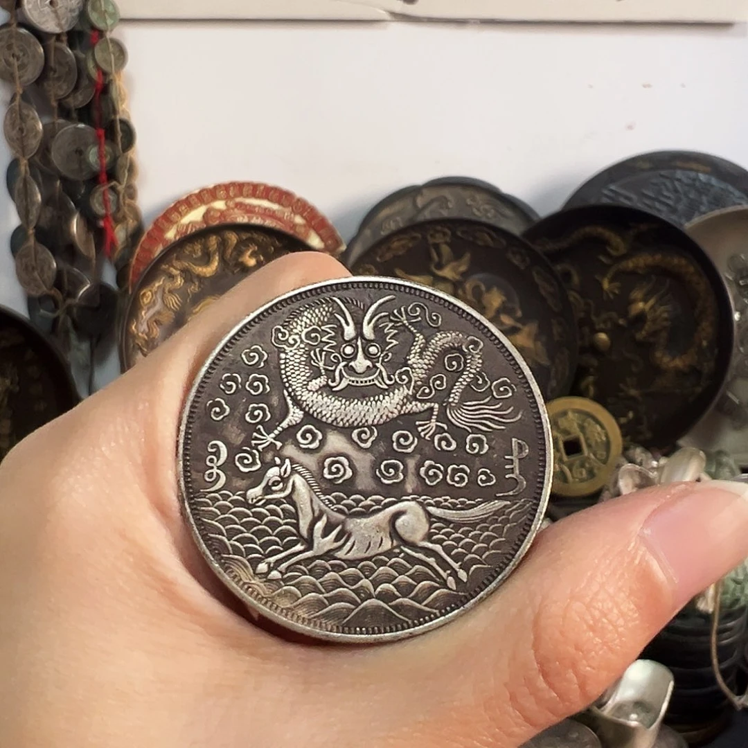 金属复古工艺品龙洋