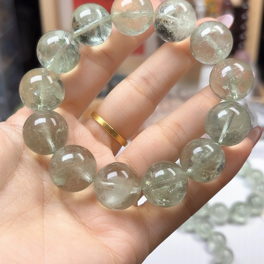 水晶手链未镶嵌绿阿塞17