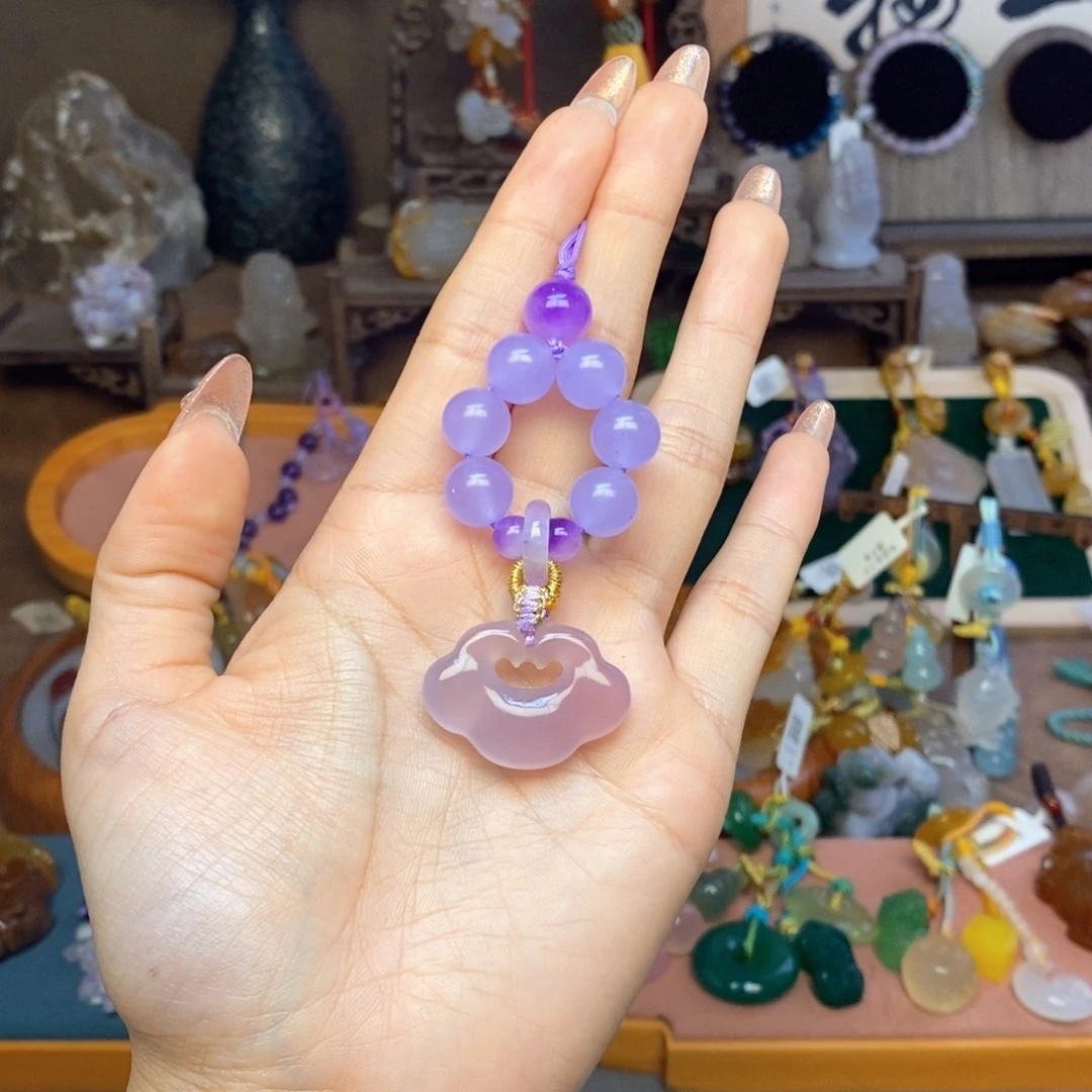 玛瑙/玉髓未镶嵌颈饰挂件