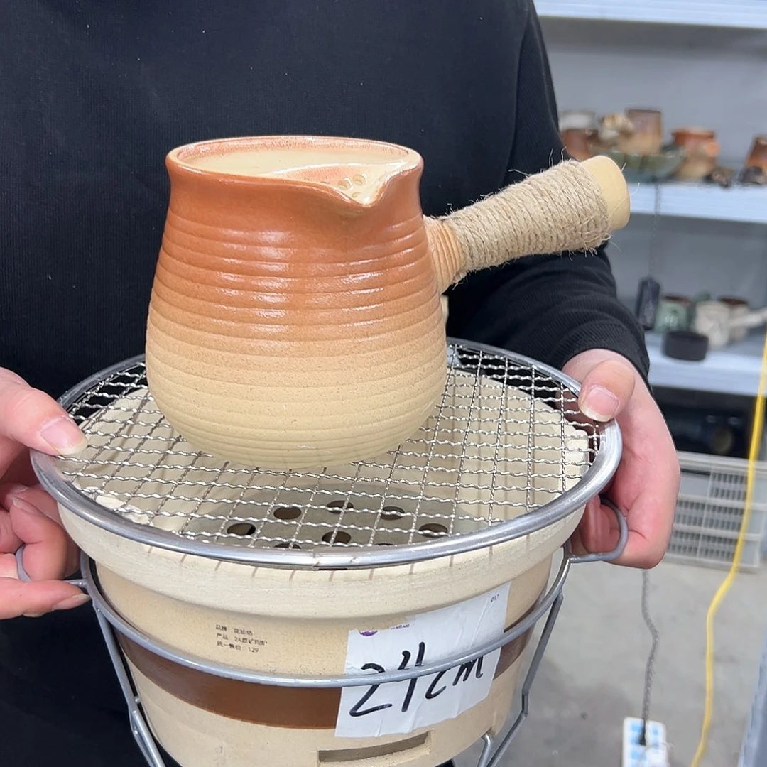 陶炉陶炉陶炉陶炉陶炉陶炉陶炉炉口24cm罐罐约1000ml