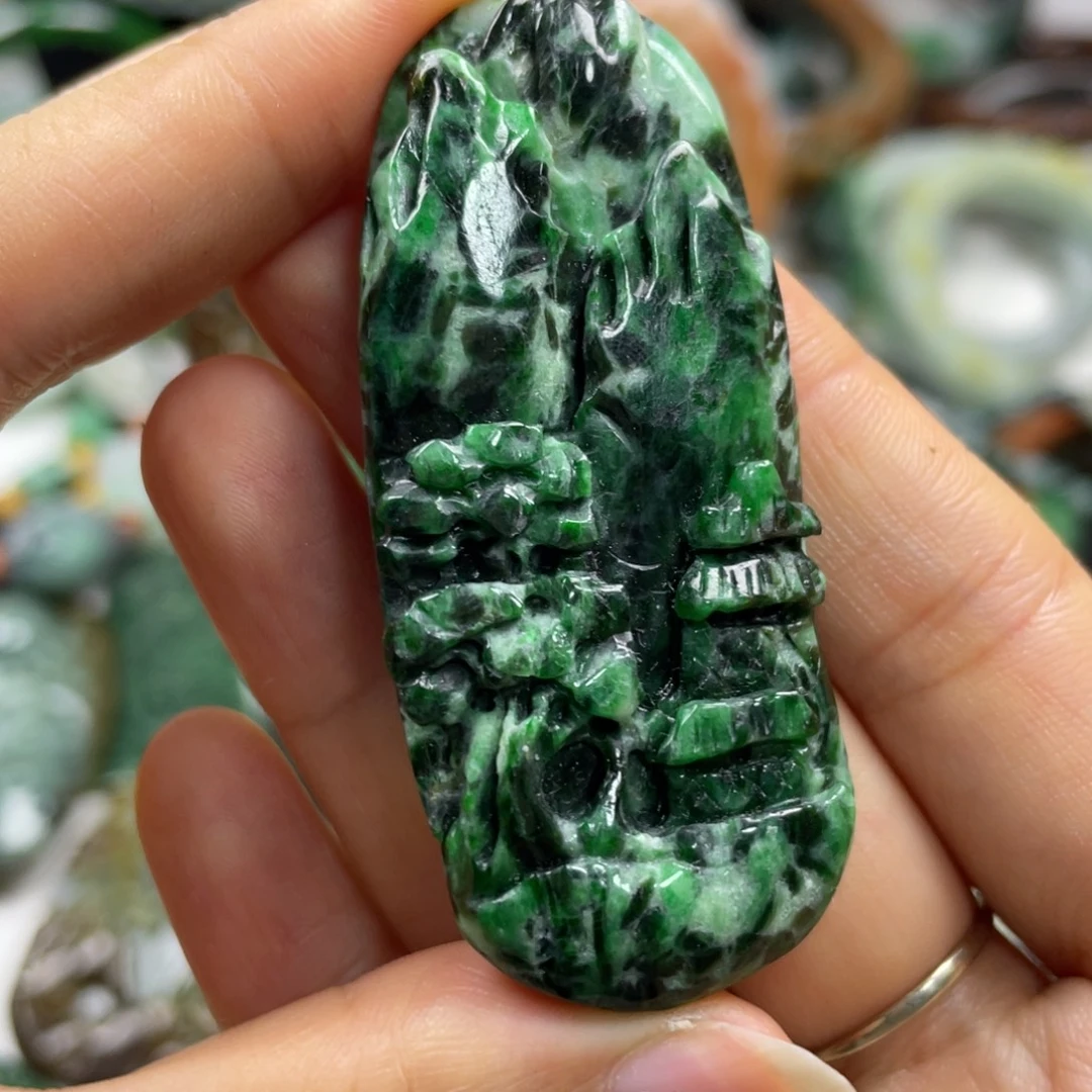 颈饰未镶嵌翡翠牌子