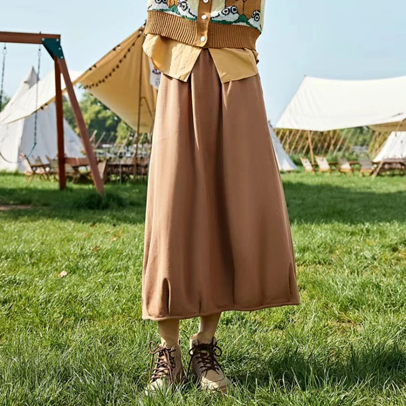 33941【觅系列】收腰镶边半身裙33MJ557B026