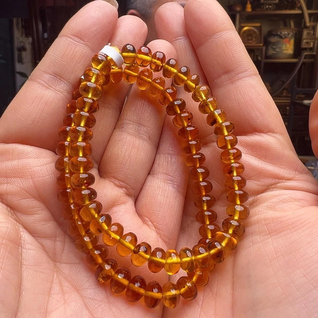 琥珀未镶嵌裸石抚顺琥珀10485七多样性发其一