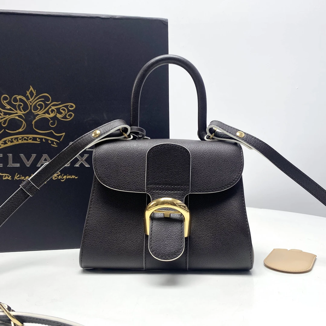 95新 Delvaux/德尔沃 玺越奢品 德尔沃斜挎包 HU806