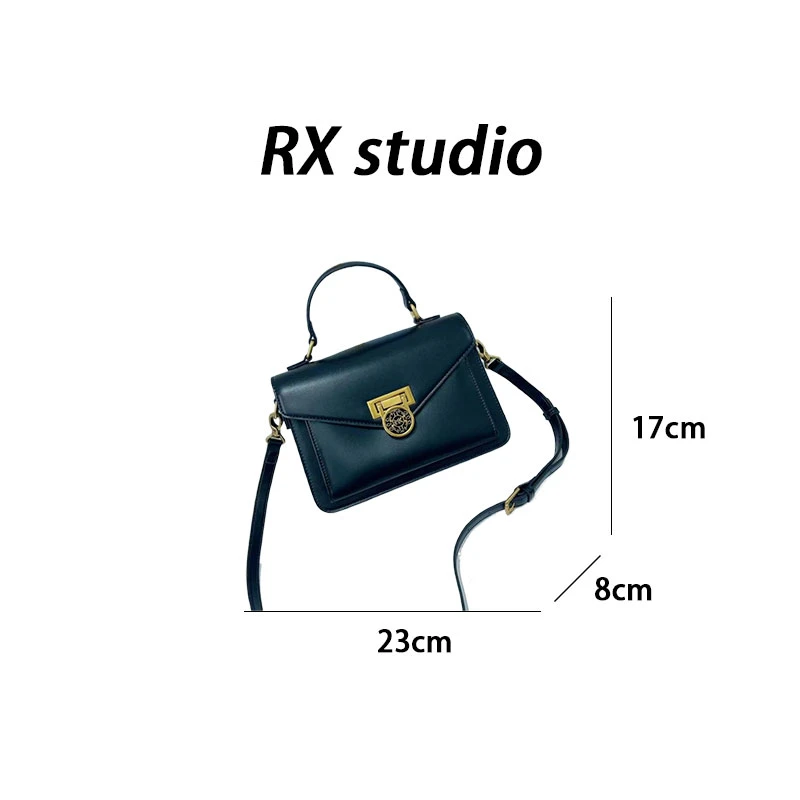 【母亲节礼物】FES-9325-黑色RAIN.CUN轻奢小众时尚女士包