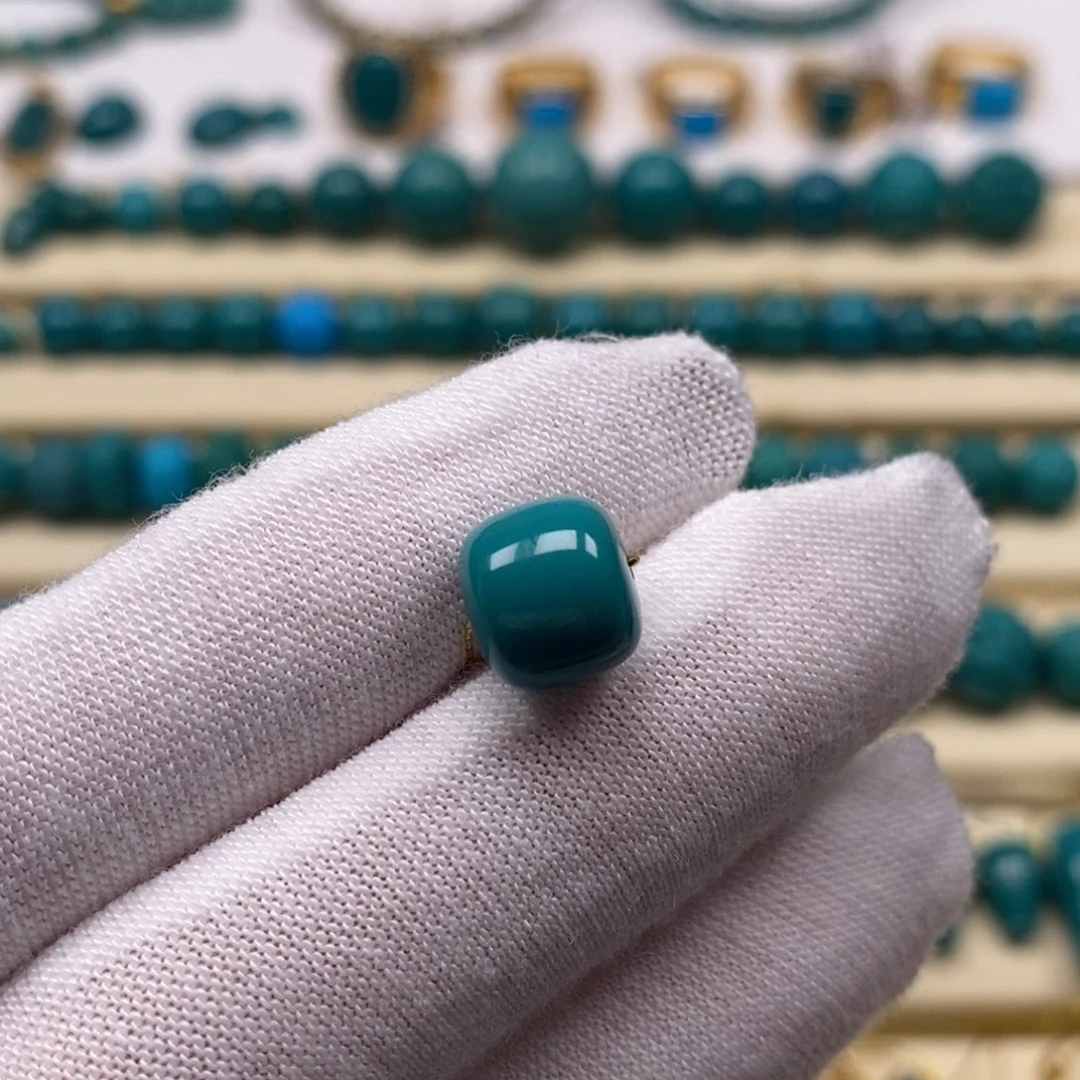 绿松石未镶嵌珠宝奇石老型9.5mm