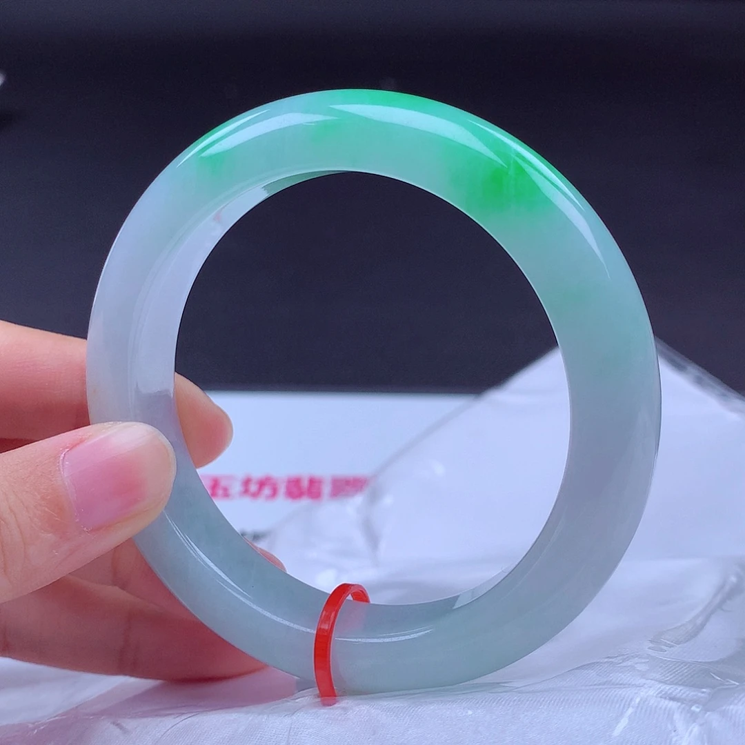 美***️翡翠未镶嵌手镯手镯001909