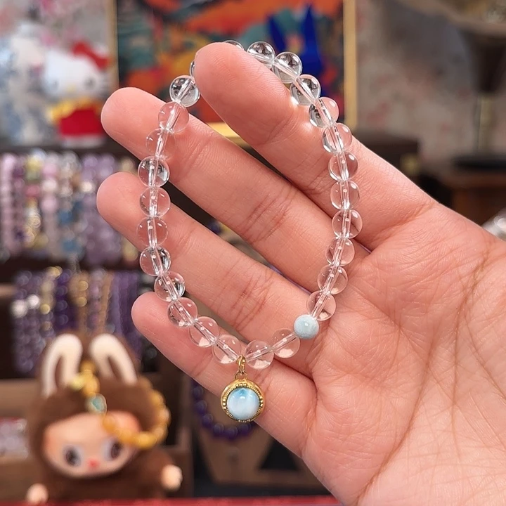 水晶手链未镶嵌白水晶