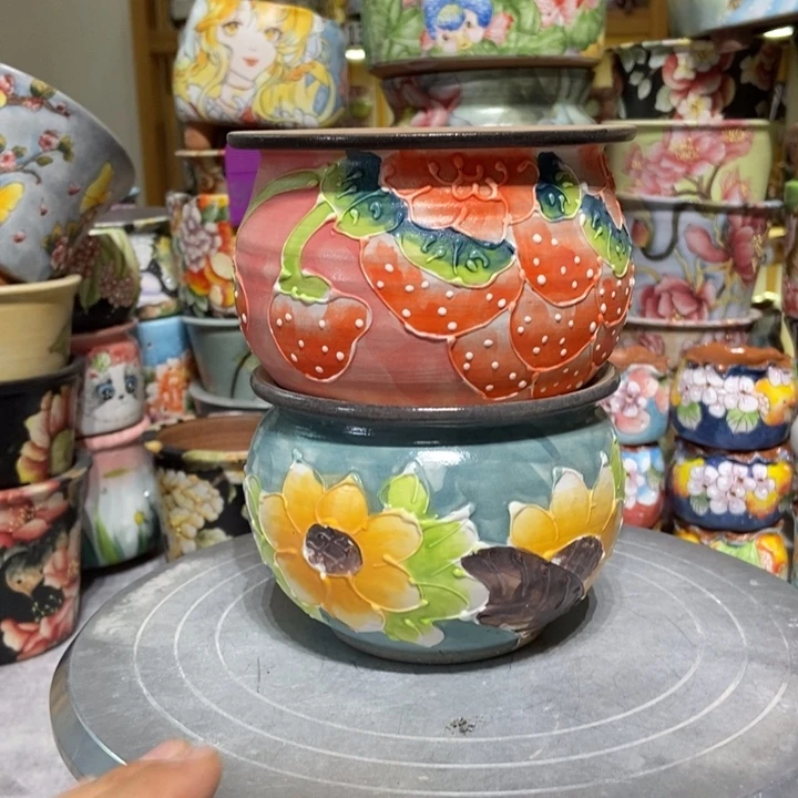 景德镇艺术手绘作品