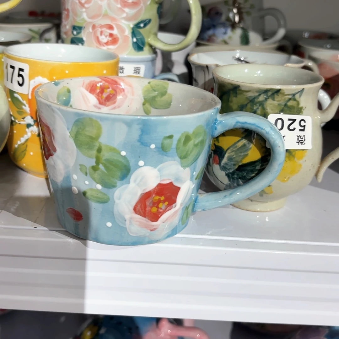 景德镇手绘高温釉下彩陶瓷茶具