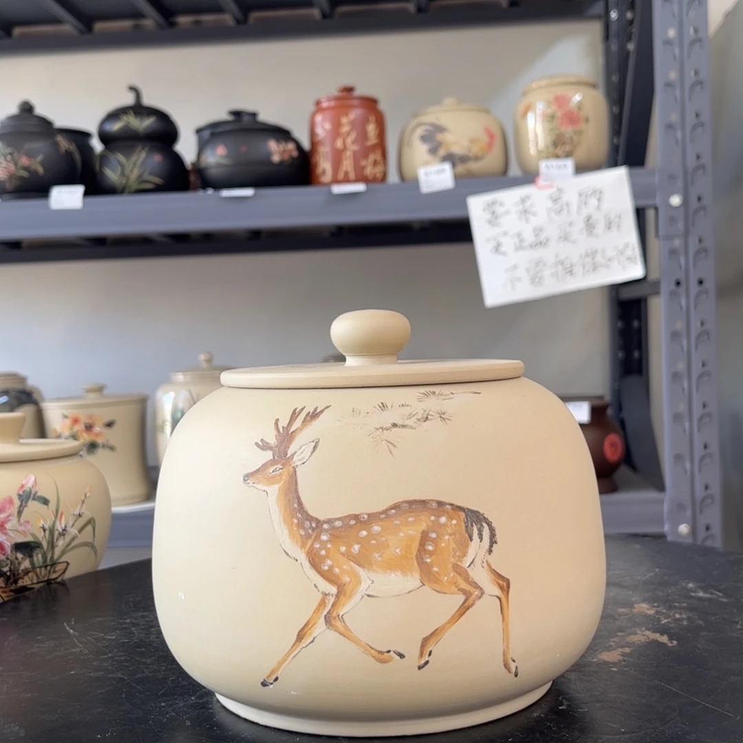 白泥哑光存茶罐醒茶罐微瑕28
