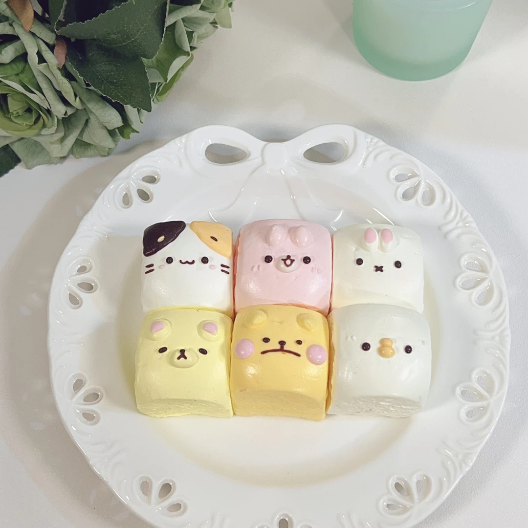 80号壳大大捏捏乐解压玩具轻松熊手工制作默认瑕疵