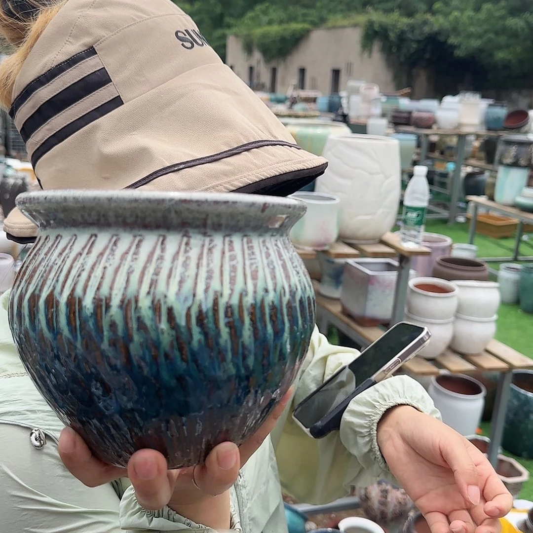 紫砂花盆王嫂花盆直播0620-110