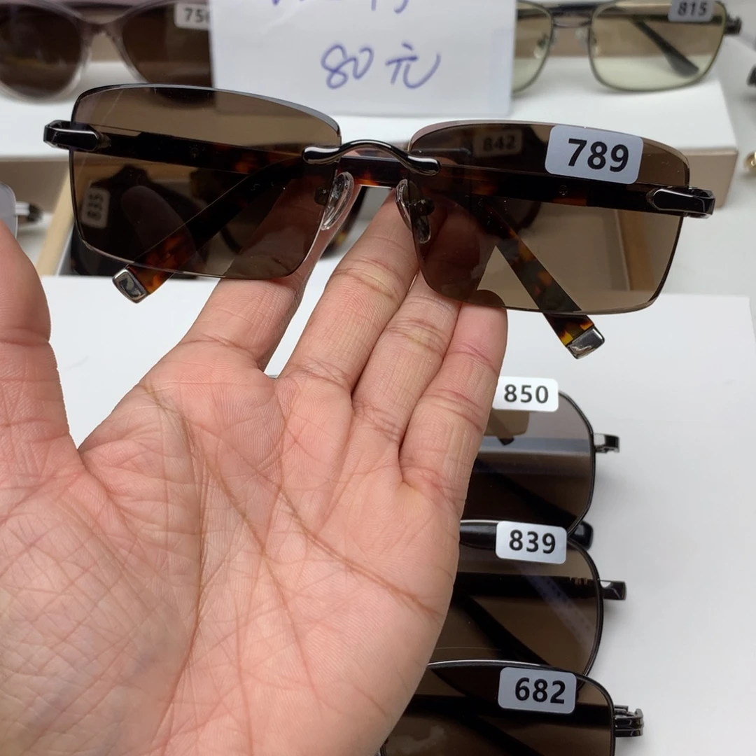 分体款无框眼镜789