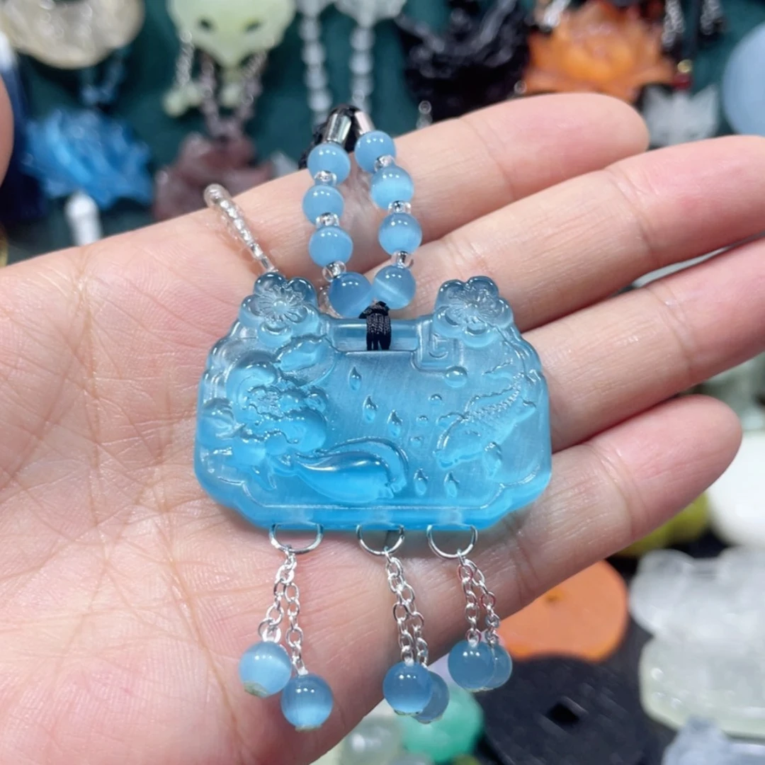 【闪购商品】未镶嵌岫玉颈饰40项链