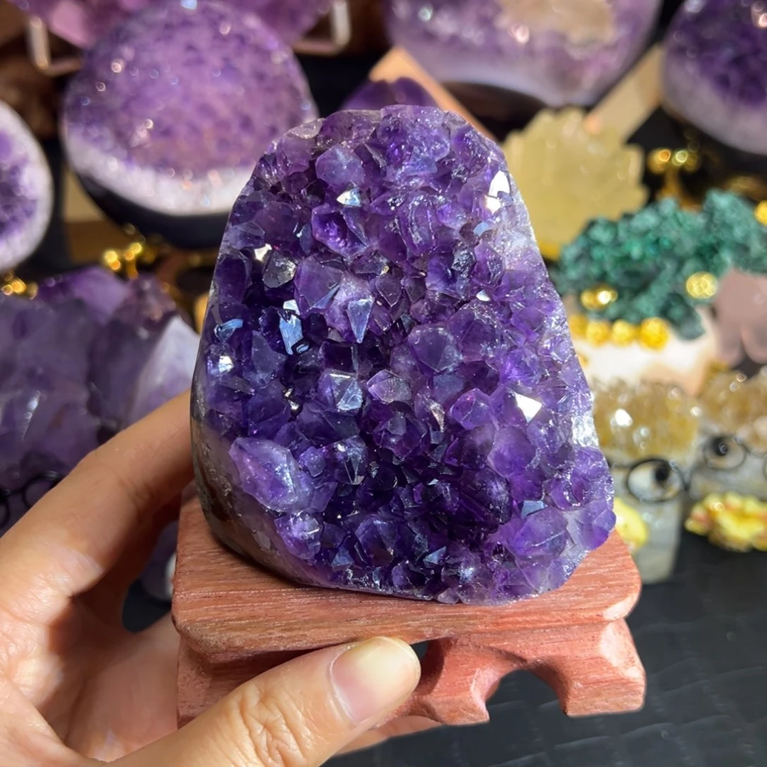 未镶嵌紫晶珠宝半成品25