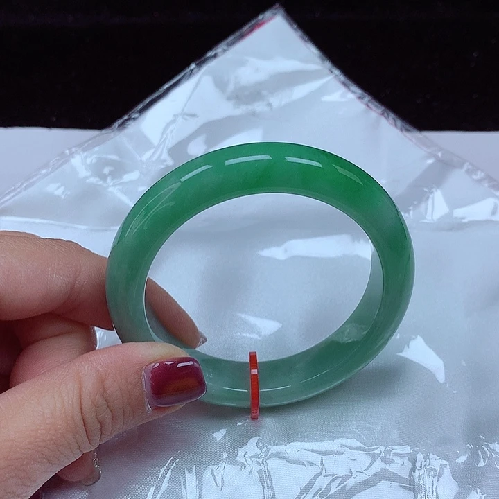 未镶嵌手镯翡翠圈口52