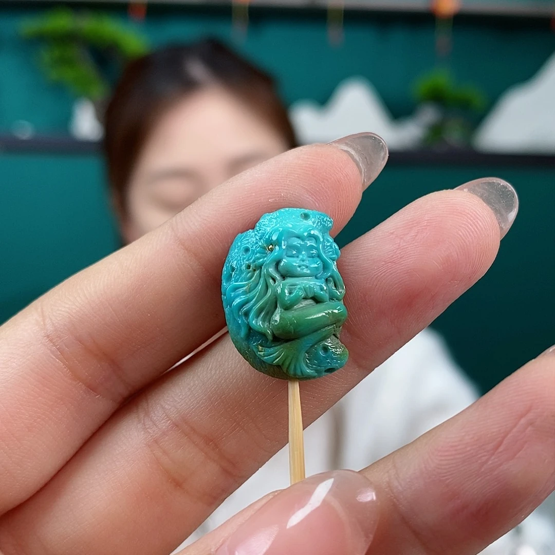 绿松石珠宝奇石未镶嵌