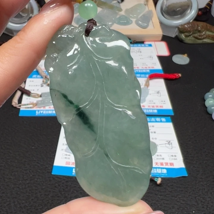 颈饰未镶嵌翡翠天然A货缅甸翡翠