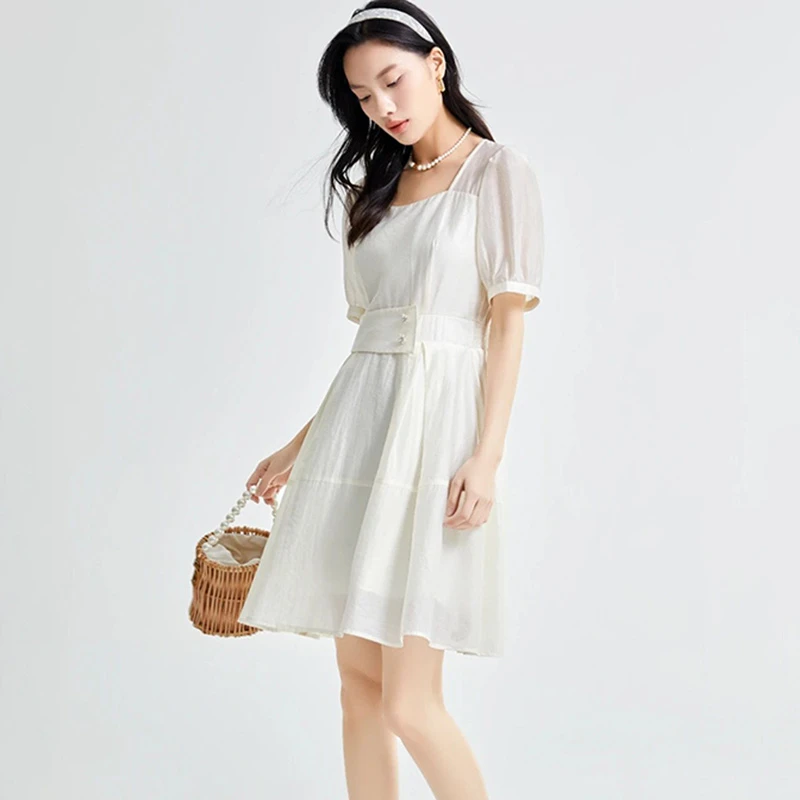 35984【D系列】气质修身连衣裙3052L965G