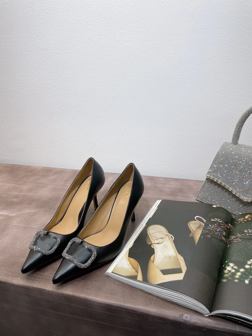 2025新款爆款增高尖头透气高跟鞋秋季跟鞋细高跟秋季气质性感浅口