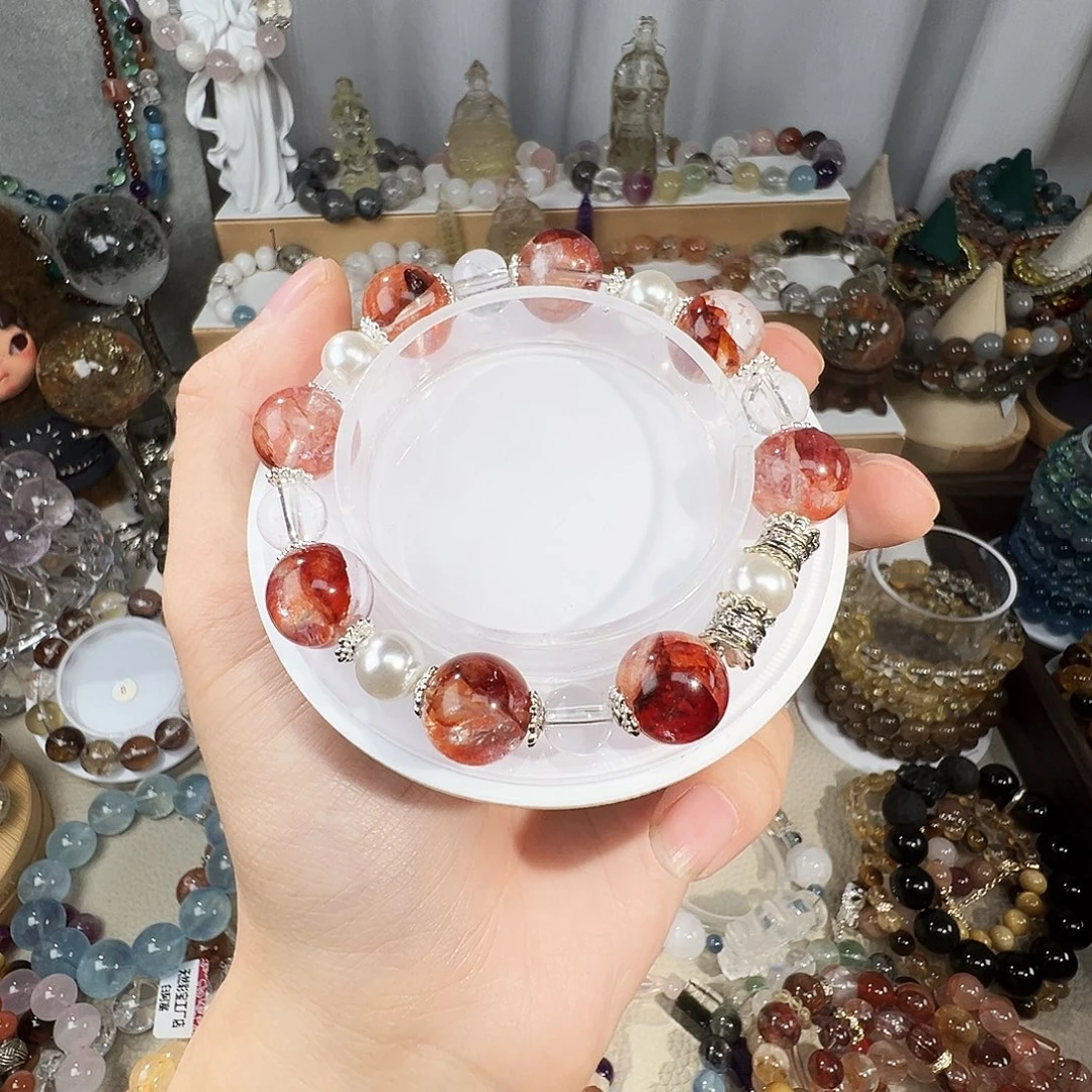 非金属红胶花 宠粉