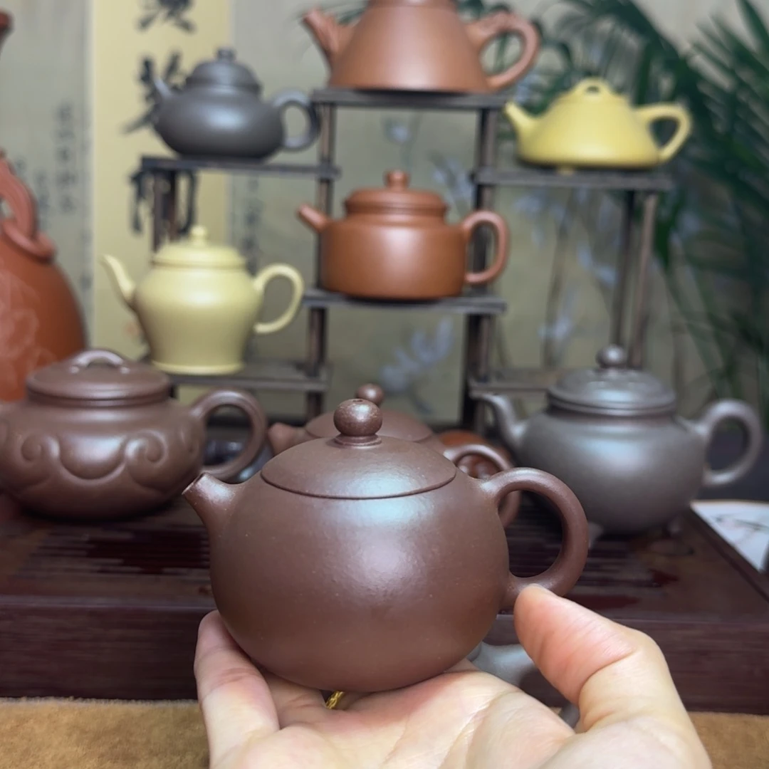 茶壶紫砂如**闻原矿底槽清小西施