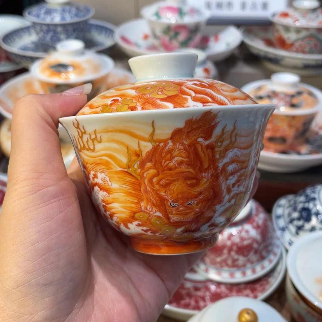 景德镇陶瓷杯酒谁家爱