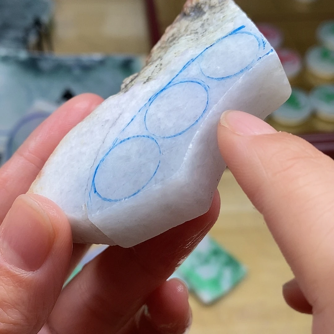 翡翠未镶嵌耳饰缅甸翡翠A货