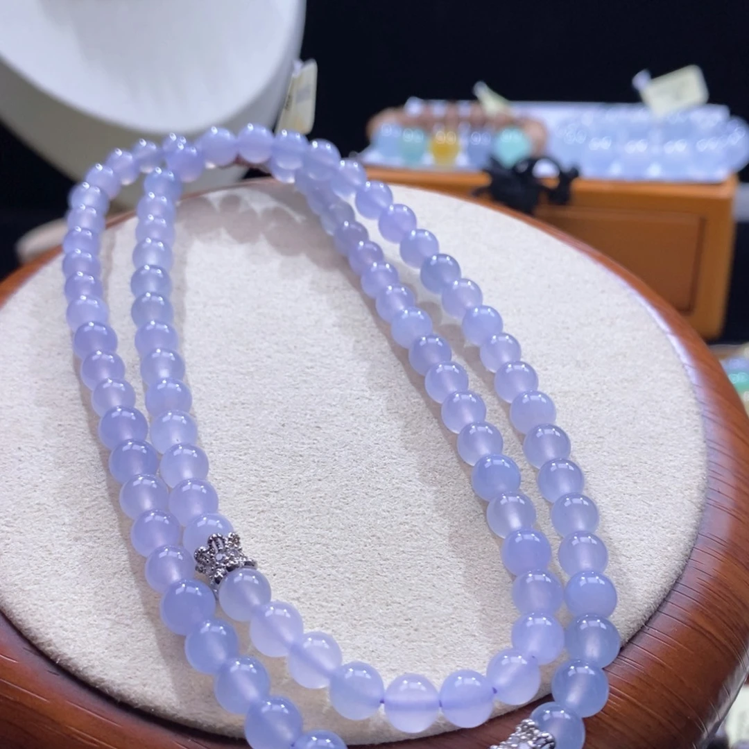 吊坠(不含链)未镶嵌翡翠翡翠梦幻紫色项链卡6+
