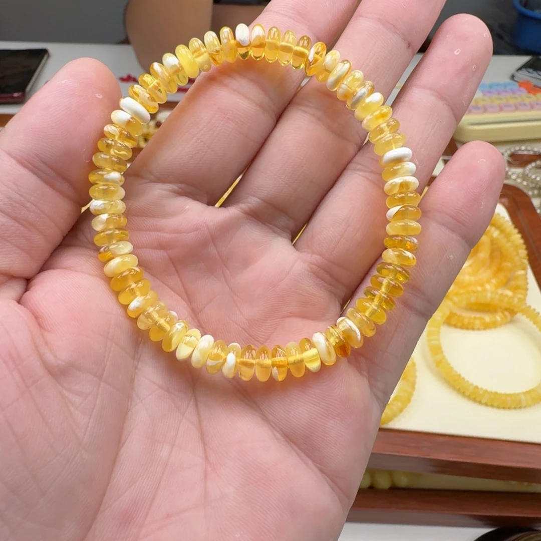 手链琥珀未镶嵌蜜蜡手串