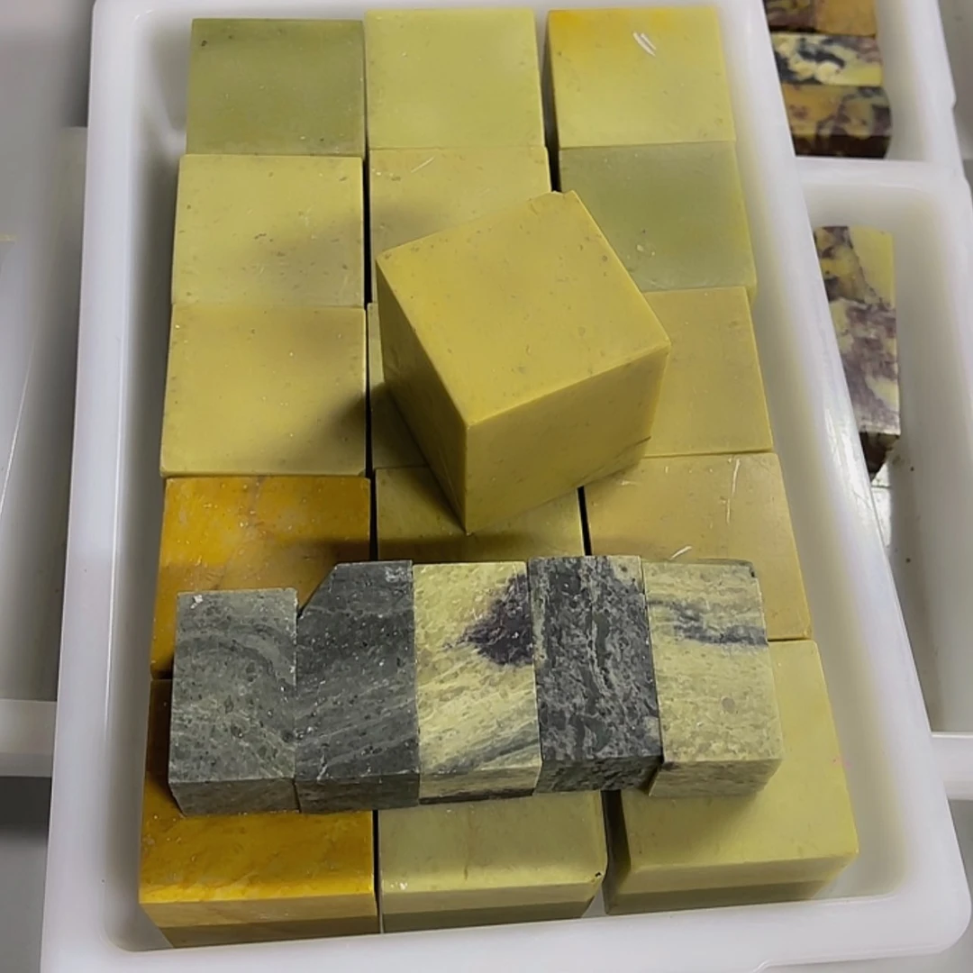 【闪购商品】青田石印石剁**狼青田印石瑕疵章编号21