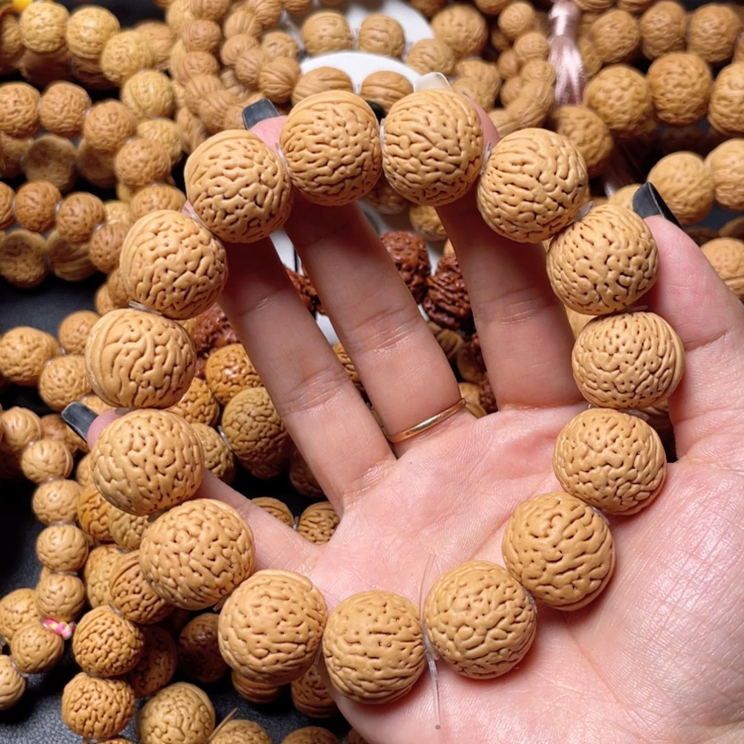 M***e手串桃核白月光手串