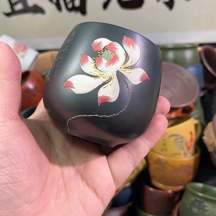 茶杯紫砂全手工紫砂主人杯