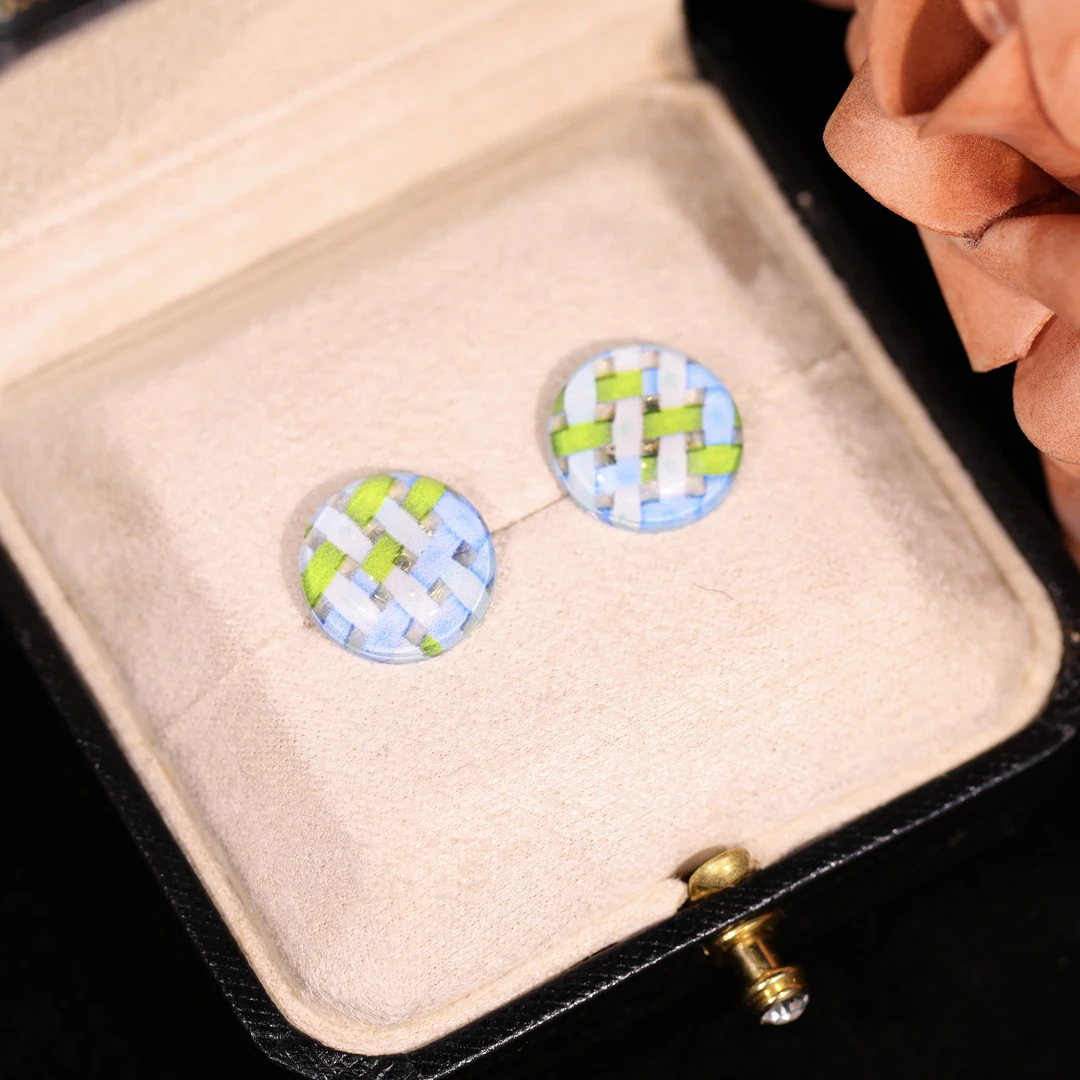 铜合金耳饰 【清轮】轻奢时尚气质百搭高级小众设计感耳饰RH0979