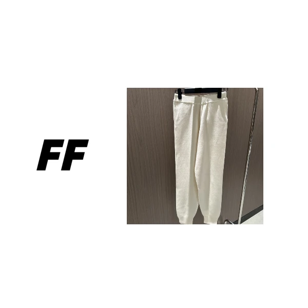 【B51372】冬季新款软糯针织毛呢显瘦束脚哈伦运动裤