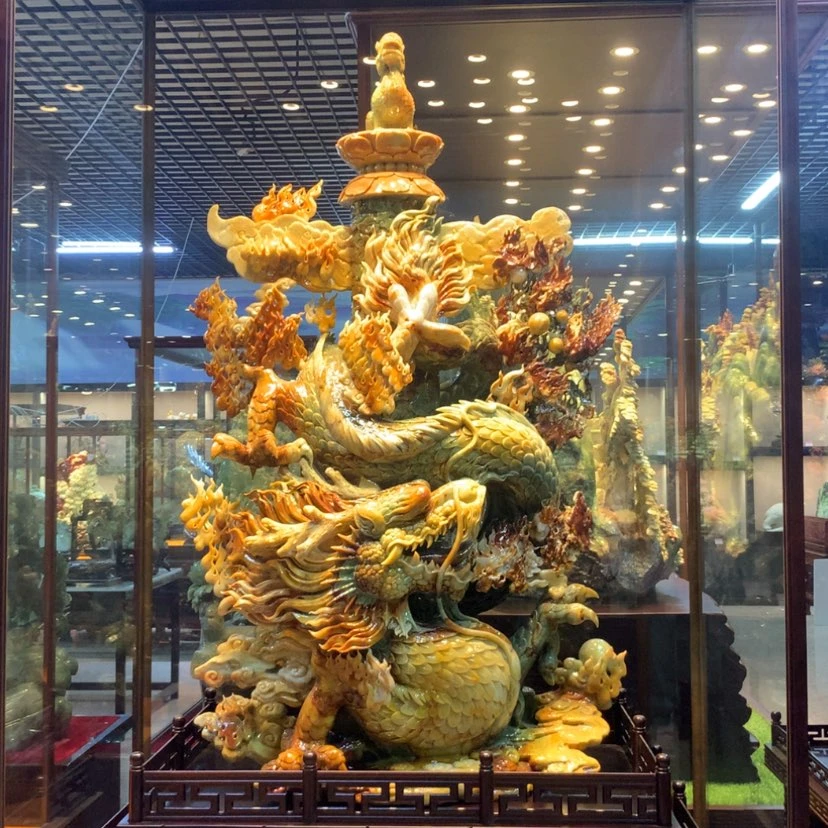 【闪购商品】未镶嵌蛇纹石玉摆件覆膜