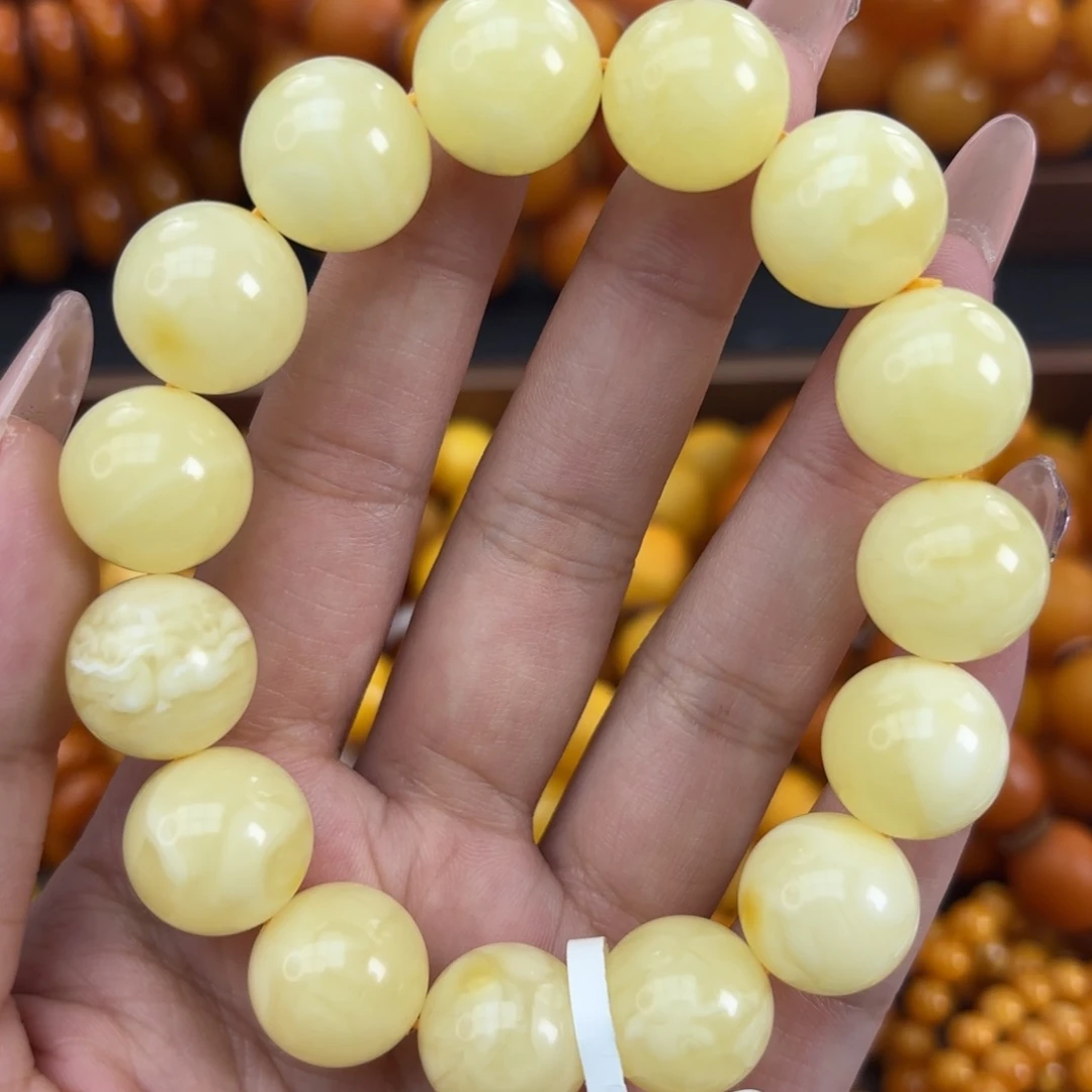 未镶嵌颈饰琥珀蜜蜡