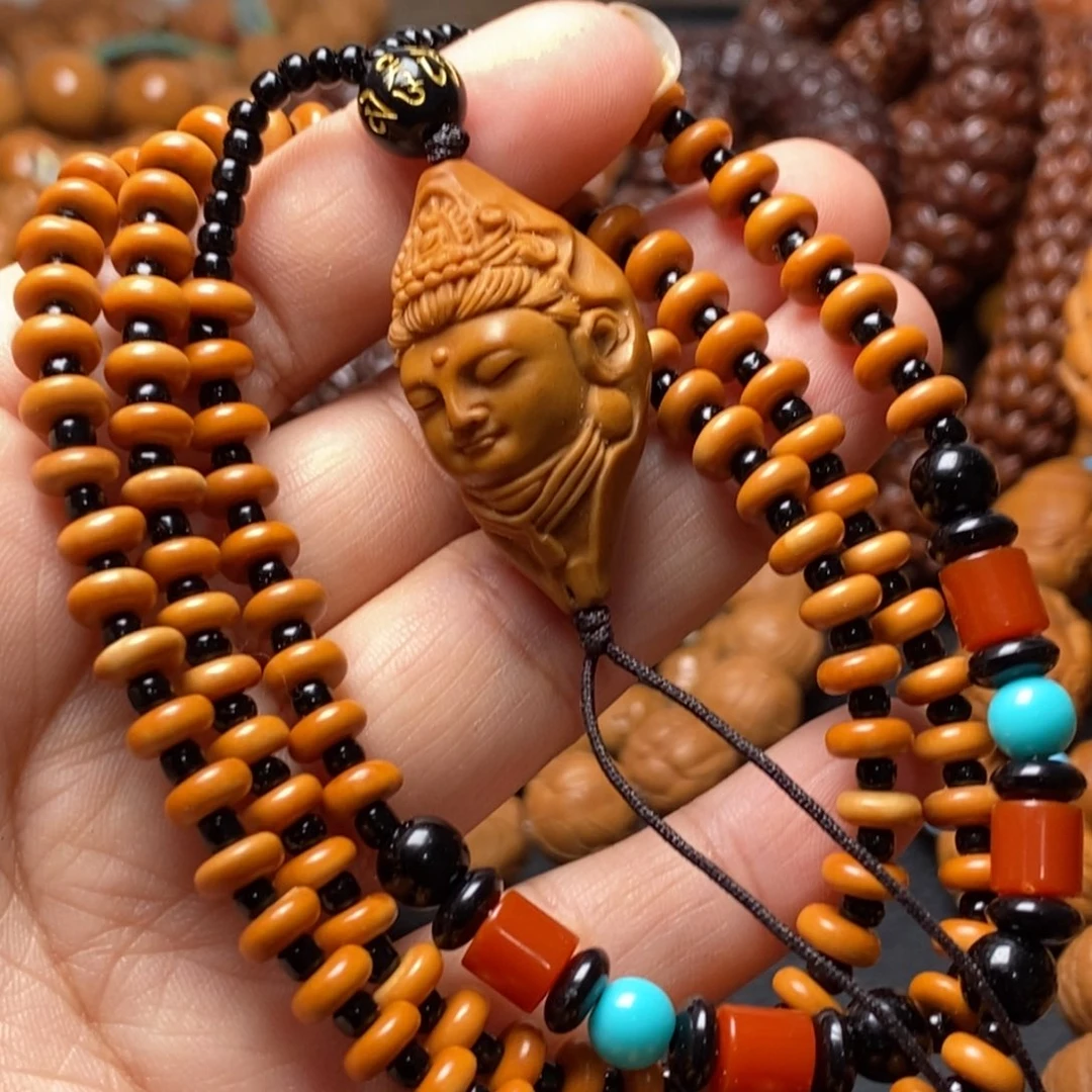 猴头核桃吊坠橄榄